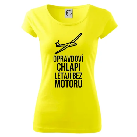 Opravdovi chlapi létají bez motoru