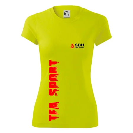 TFA Sport SDH (červený oheň) - Vlastní nápis