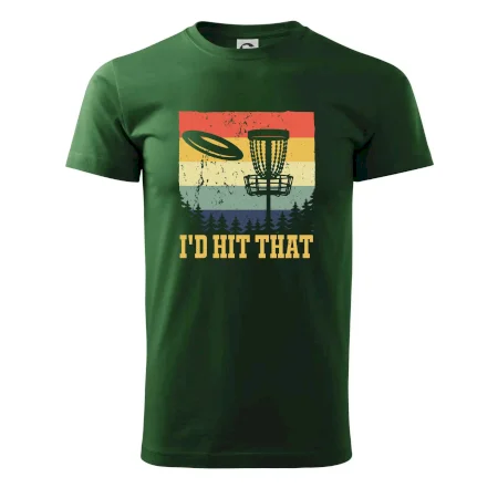 Disc golf player retro vintage