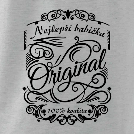 Vintage nejlepší babička  100% kvalita