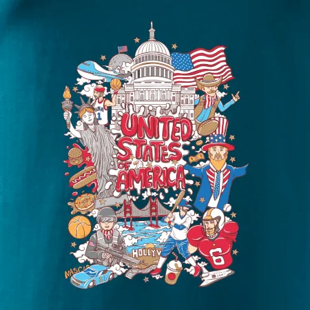 USA karikatura