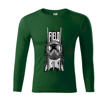 Černobílá maska field instinct paintball