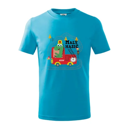 Malý hasič - auto a dinosaurus