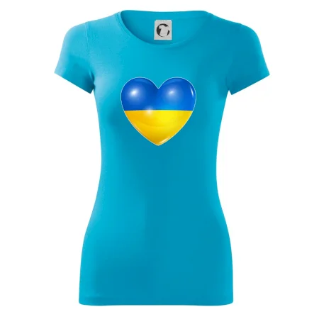Ukrajina srdce vlajka