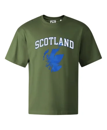 Scotland nápis s mapou