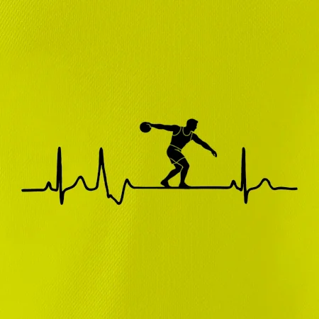 EKG hod diskem