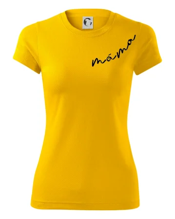 Psí máma se jmény na rukávu
