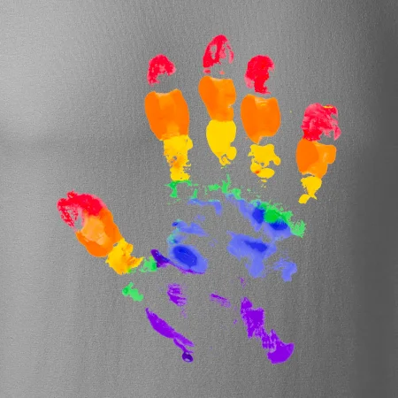 LGBT hand print