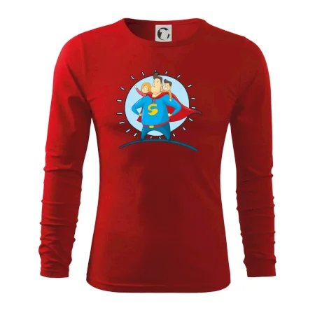 Táta superman - holka a kluk