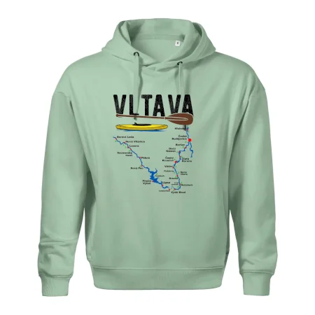 Mapa řeky Vltavy