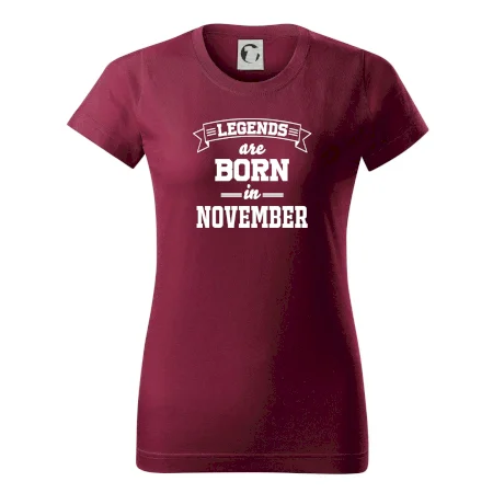 Legends are born in November