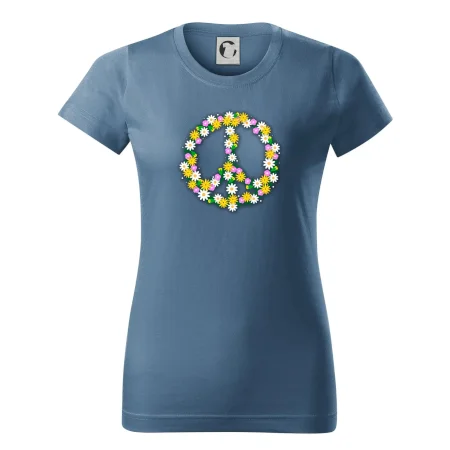 Peace symbol kopretiny