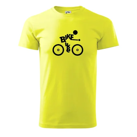 Bike nápis postava