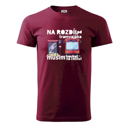 Na rozdíl od tramvajáka musím koukat na cestu