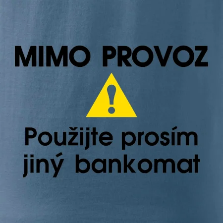 Mimo provoz - použijte jiný bankomat