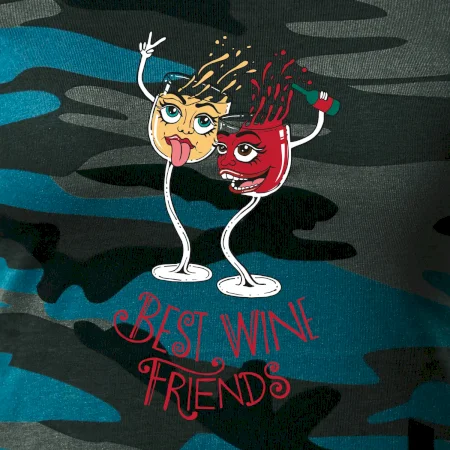 Best wine friends dancing (Pecka design)