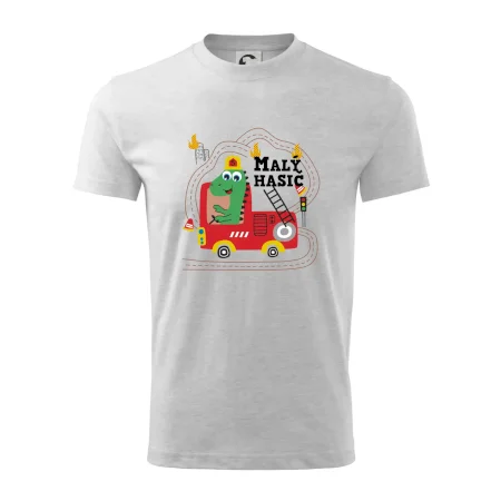 Malý hasič - auto a dinosaurus