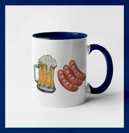 Pivo a klobása
