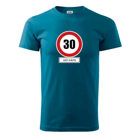 Dopravní značka - rychlost 30 - váš nápis