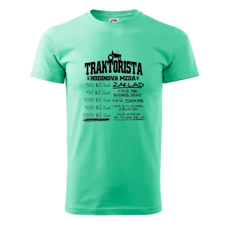 Traktorista hodinová mzda
