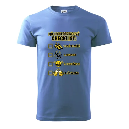 Můj boulderingový checklist