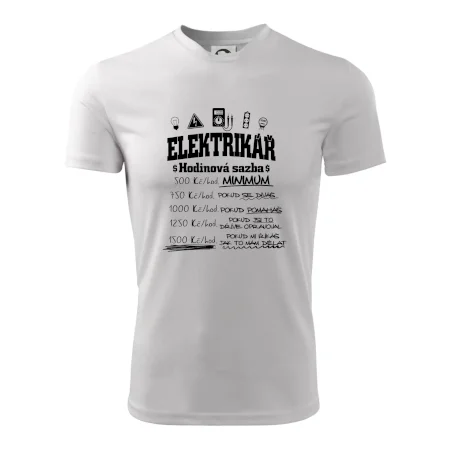 Elektrikář hodinová sazba