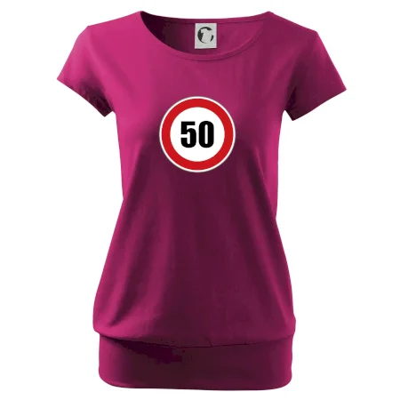 Dopravní značka - omezení rychlosti 50