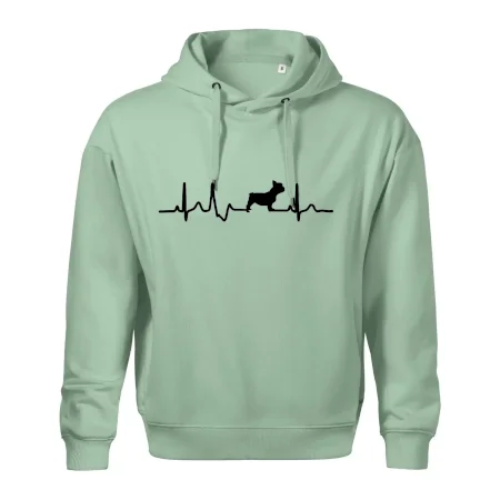 EKG Francouzský buldoček z boku