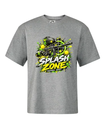 Neonový zásah splash zone paintball