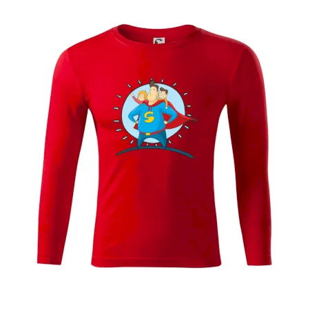 Táta superman - holka a kluk