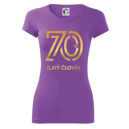 70 let zlatý člověk
