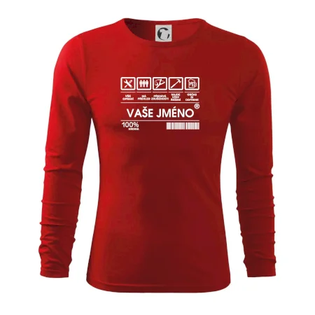 Vaše jméno - čárový kód