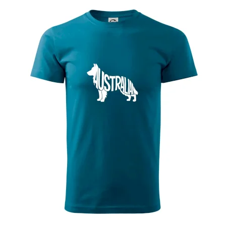 Australský Ovčák - nápis v těle