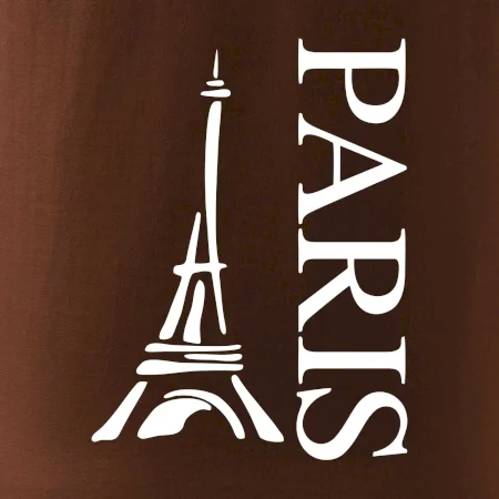 Paris nápis Eiffelovka na výšku