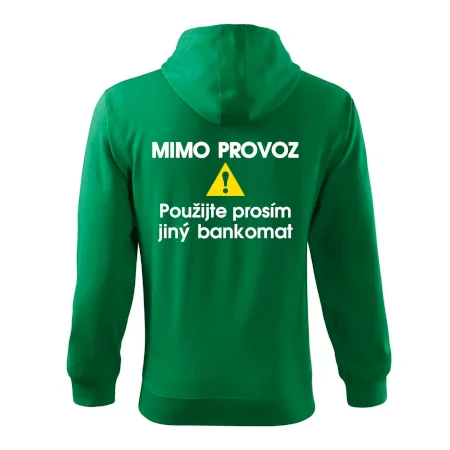 Mimo provoz - použijte jiný bankomat