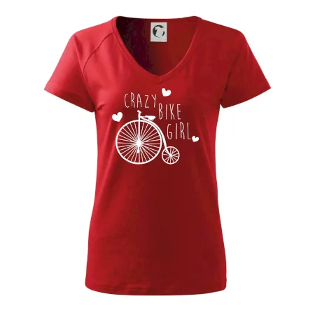 Crazy bike girl