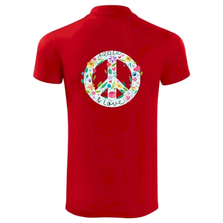 Peace and love symbol