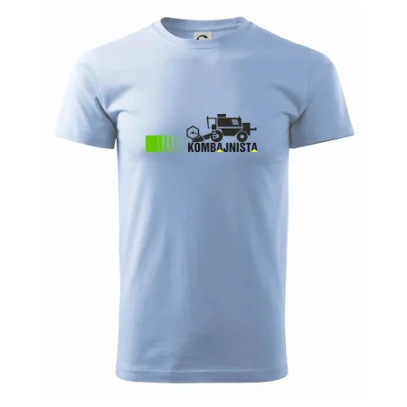 Kombajnista zelená a žlutá