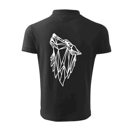 Geometrie - vlk - vyjící