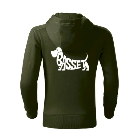 Basset nápis v těle