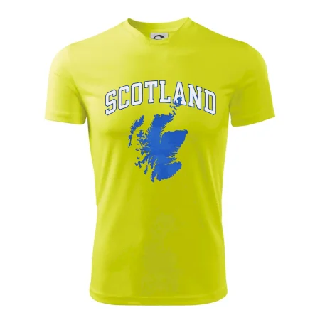 Scotland nápis s mapou