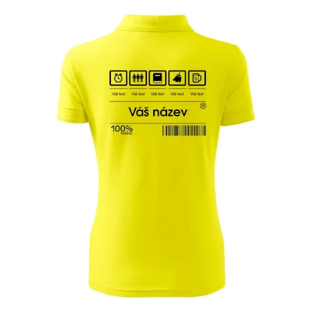 Čárový kód - Vlastní text