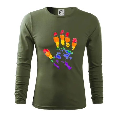 LGBT hand print
