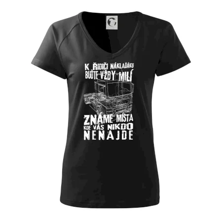 K řidiči náklaďáku buďte vždy milý