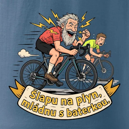 Šlapu na plyn, mládnu s baterkou