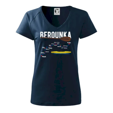 Mapa řeky Berounky