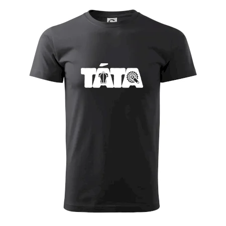 Táta nápis - cyklista