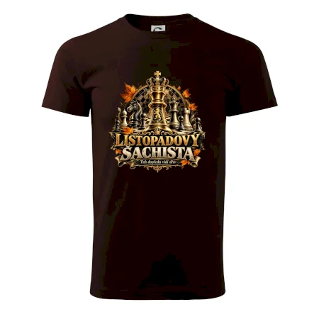Listopadový šachista se zlatým králem