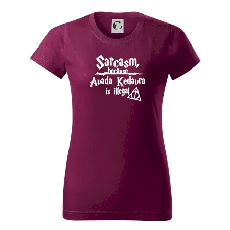 Harry - Sarcasm, because Avada Kedavra is illegal
