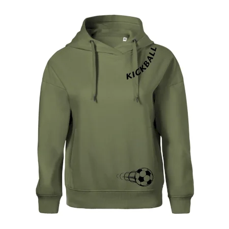 Kickball nápis šikmo
